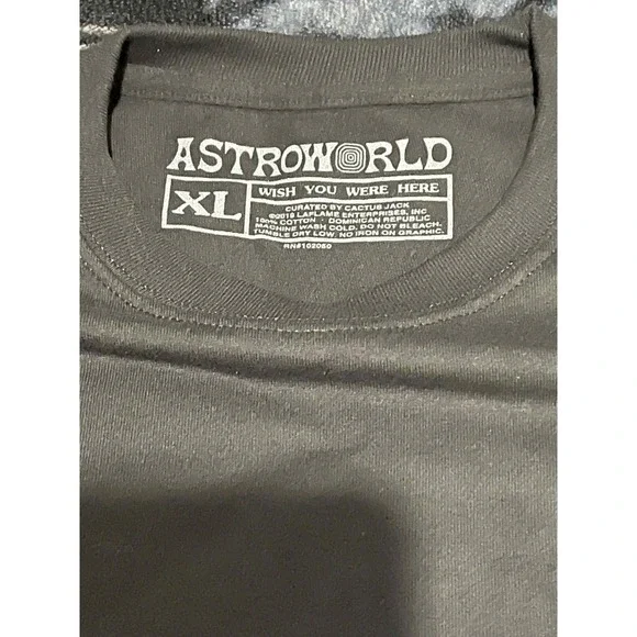 Astroworld‎ Tour Shirt Mens Extra Large Travis Scott Concert Rap Hip Hop Tee